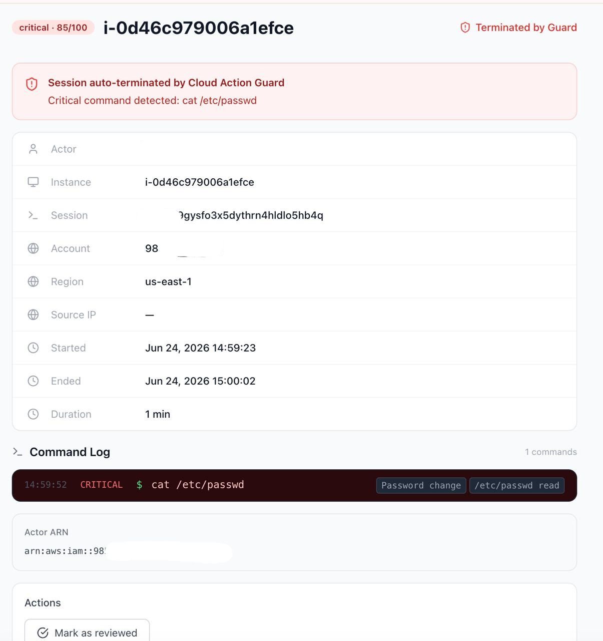Detection rules configuration