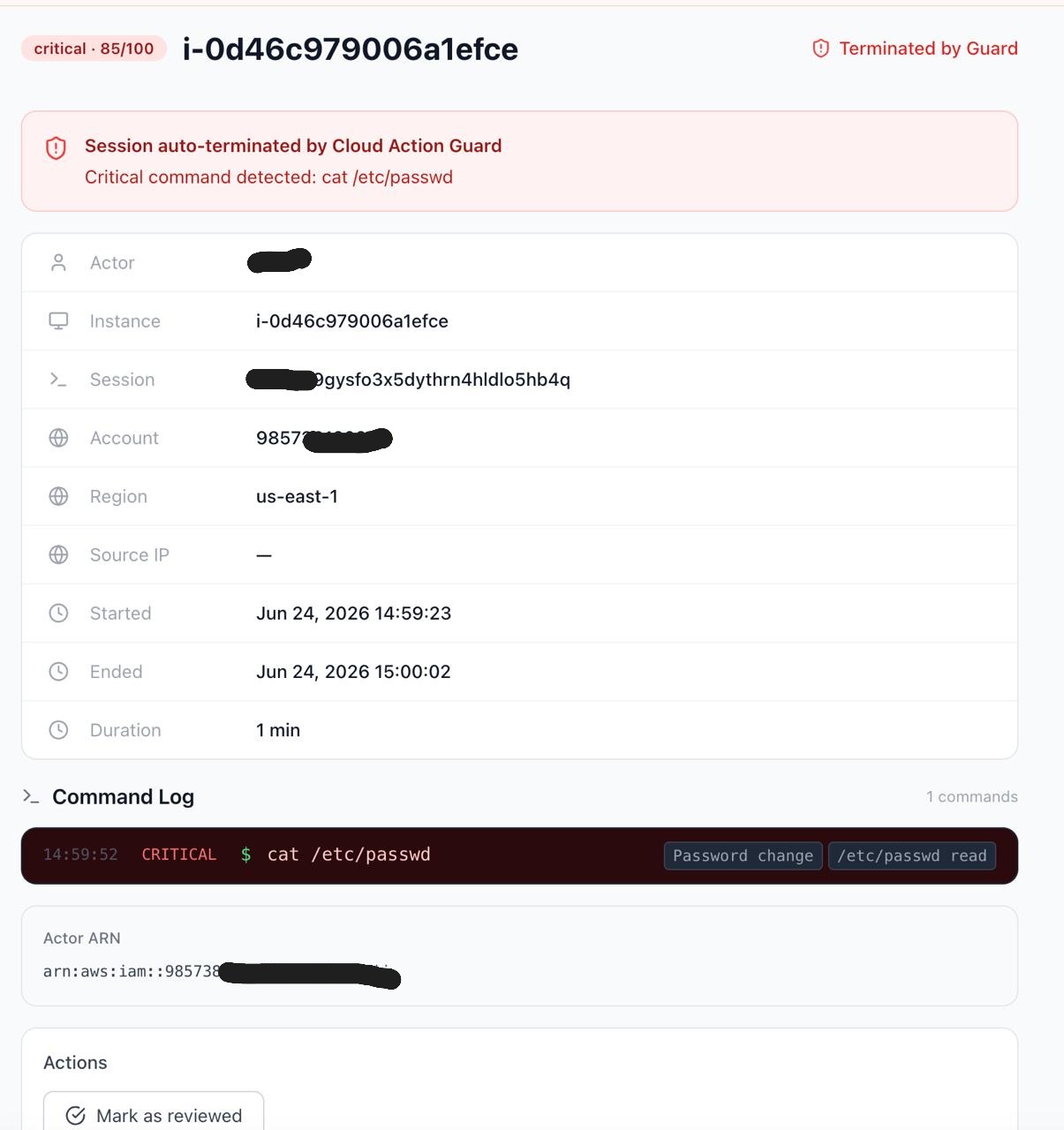 Detection rules configuration